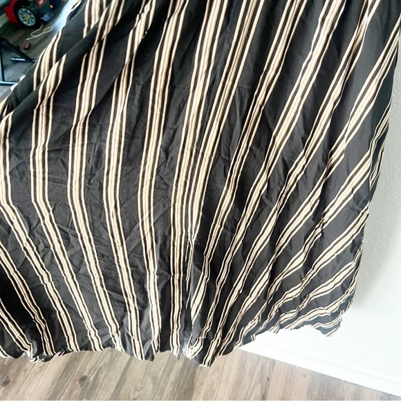Uma & Leopold Dress Women's XL Anita Pinstripe Flowy Caftan NWT - Picture 6 of 14